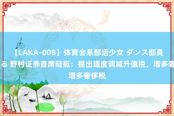 【LAKA-008】体育会系部活少女 ダンス部員 ひかる 野村证券首席陆挺：提出适度调减升值税，增多奢侈税