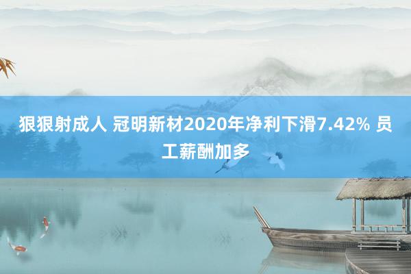 狠狠射成人 冠明新材2020年净利下滑7.42% 员工薪酬加多